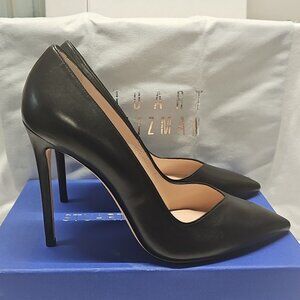 Stuart Weitzman ANNY 105 Black Dress Nappa Heels